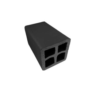 Perfil 120 x 120mm com cruzeta em Madeira Plástica