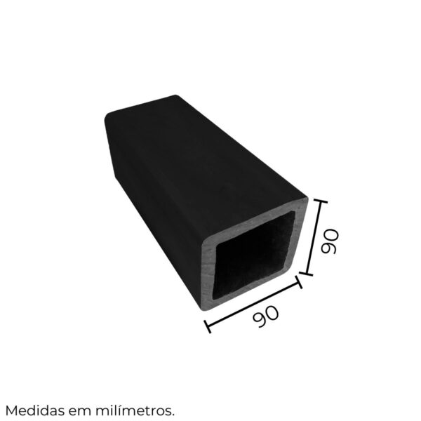 Perfil 90 x 90mm em Madeira Plástica - Image 2