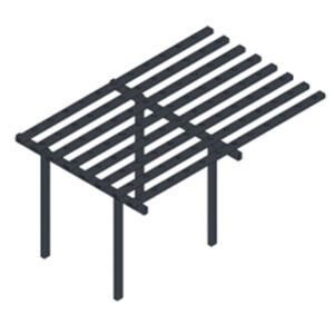 Kit Hidroponia Madeira Plástica 3m
