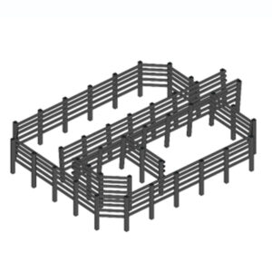 Kit Curral Pequeno 48 cabeças - 10x12m