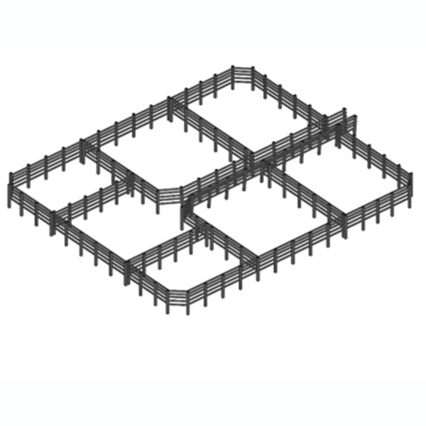 Kit Curral Grande 268 cabeças - 24x28m